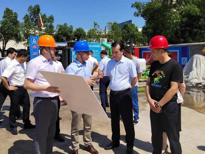 項樂民副市長赴南太湖新區(qū)調研歐銳杰照明新廠房項目