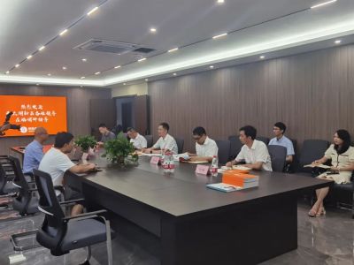 南太湖新區(qū)黨工委副書記、管委會主任錢洪文一行蒞臨歐銳杰調(diào)研指導(dǎo)
