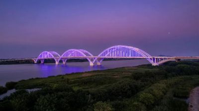 虹影臥波，光繪袍江——袍江大橋新夜景